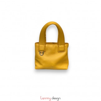 Túi Tote mini vàng 19x15x4cm